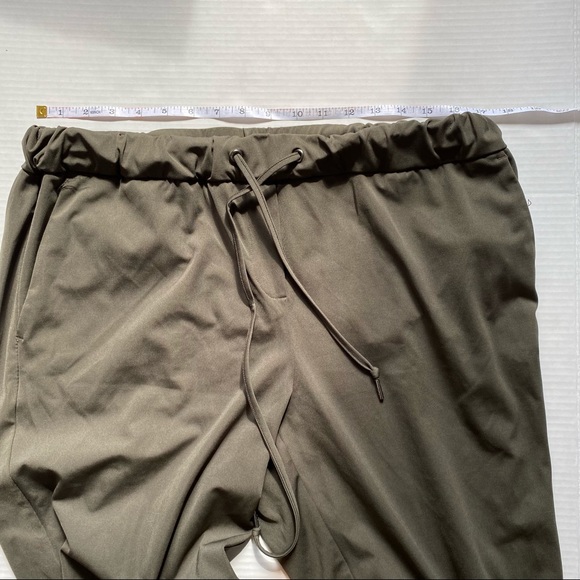 Camber & Grace elastic waist drawstring casual olive green pants - large - Picture 16 of 16